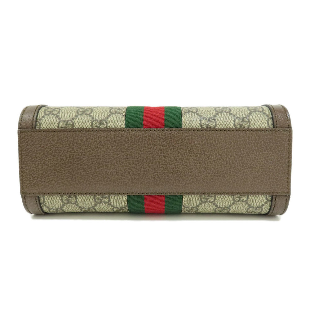 Gucci Ophidia GG 2way Handbag PVC Leather Brown - Picture 4 of 9